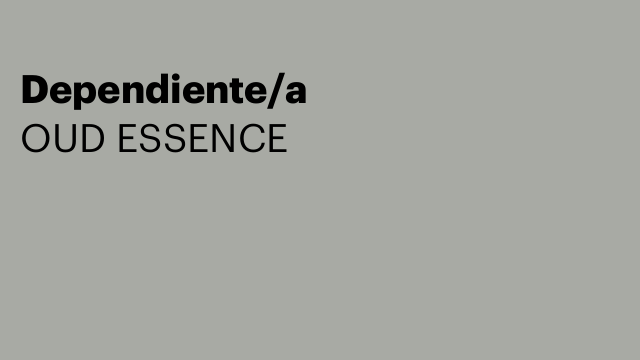 Dependiente/a