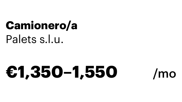 Camionero/a