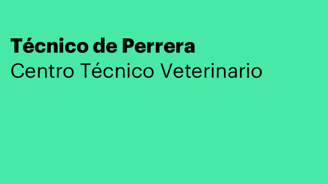 Técnico de Perrera