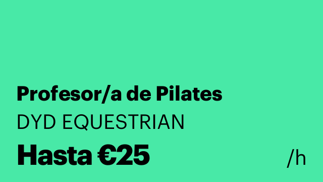 Profesor/a de Pilates