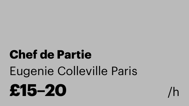 Chef de Partie