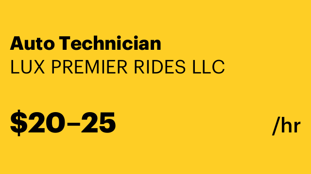 Auto Technician