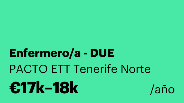 Enfermero/a - DUE