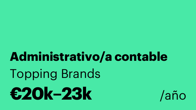 Administrativo/a contable