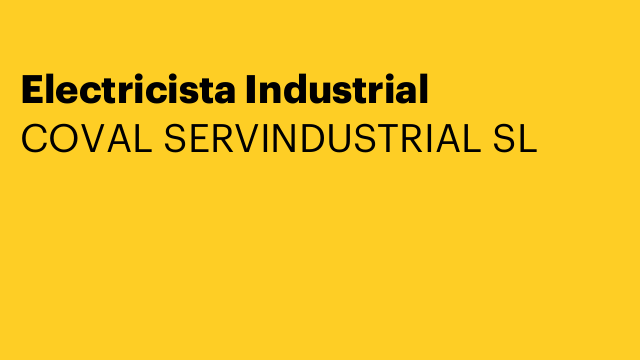 Electricista Industrial