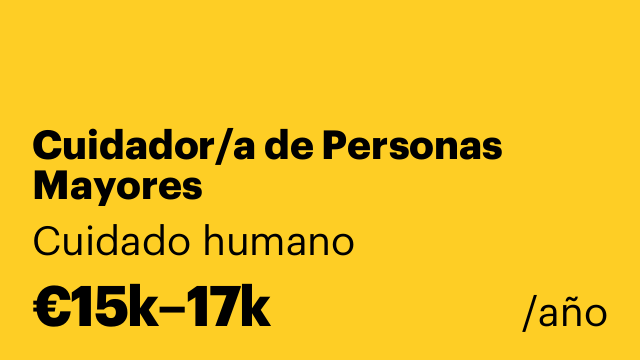 Cuidador/a de Personas Mayores