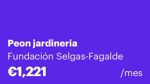 Peon jardineria