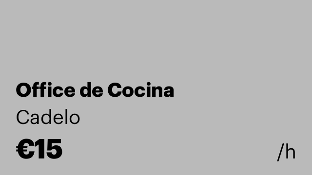 Office de Cocina