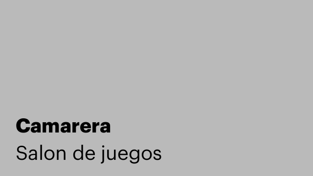 Camarera