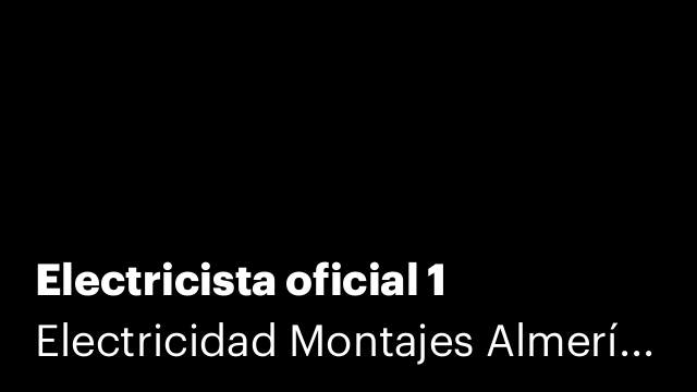 Electricista oficial 1