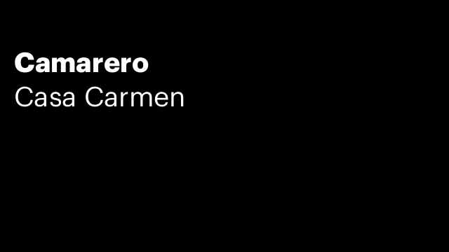 Camarero