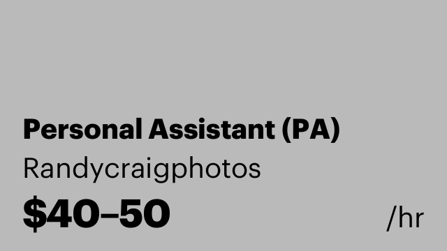 Personal Assistant (PA)