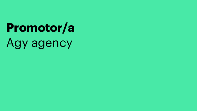 Promotor/a