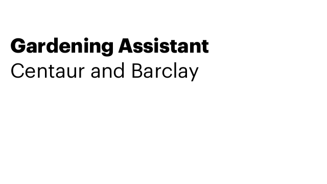 Gardening Assistant