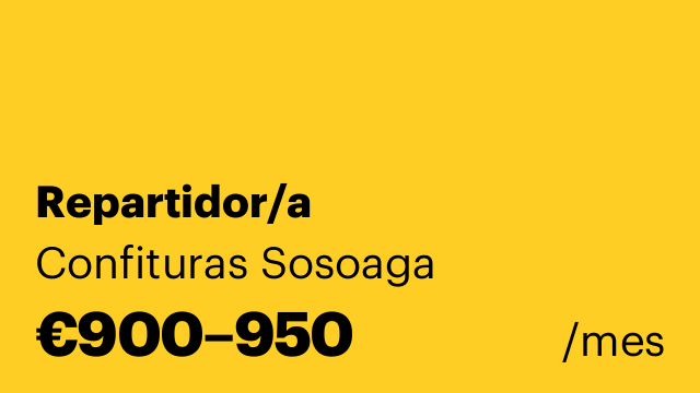 Repartidor/a