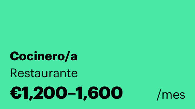Cocinero/a