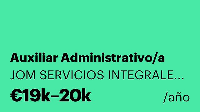 Auxiliar Administrativo/a