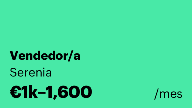 Vendedor/a