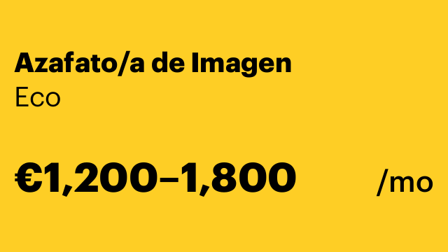 Azafato/a de Imagen