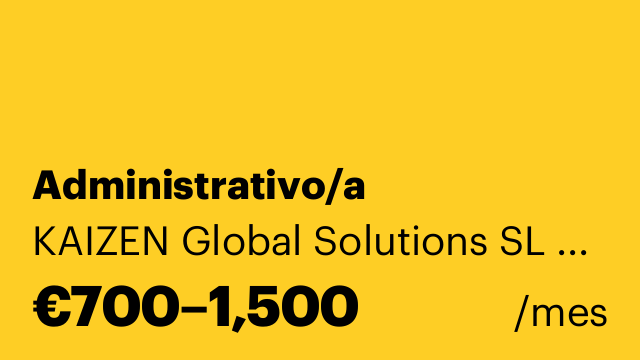 Administrativo/a