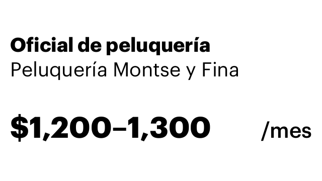 Oficial de peluquería