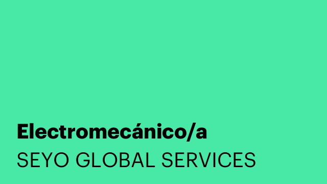 Electromecánico/a