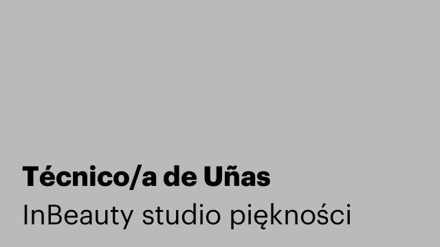 Técnico/a de Uñas
