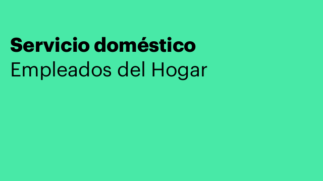 Servicio doméstico