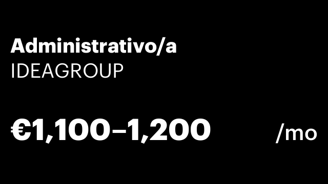 Administrativo/a