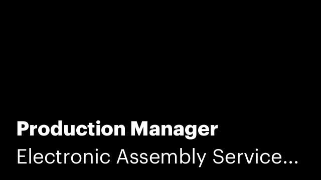 Production Manager