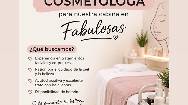Cosmetóloga, higienista facial y masajista corporal