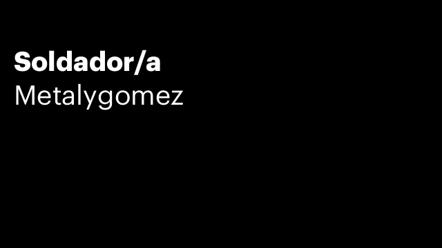 Soldador/a