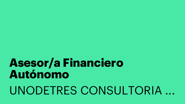 Asesor/a Financiero Autónomo