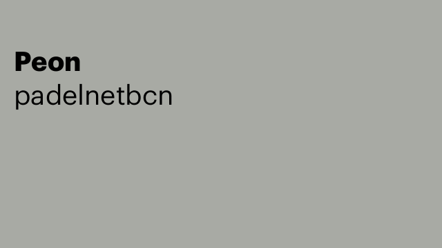 Peon