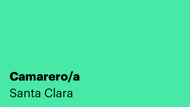 Camarero/a