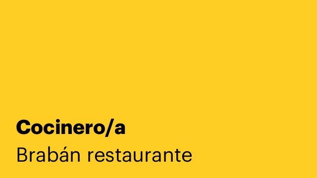 Cocinero/a