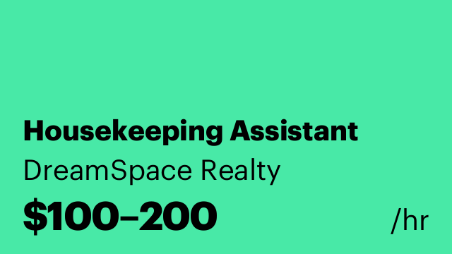 Housekeeping Assistant