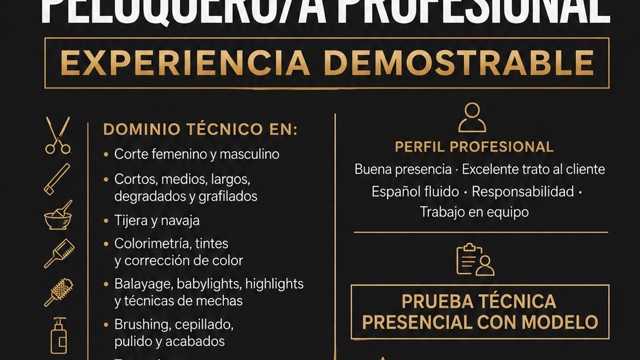 Oficial de Peluquería