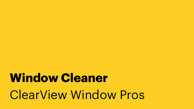 Window Cleaner