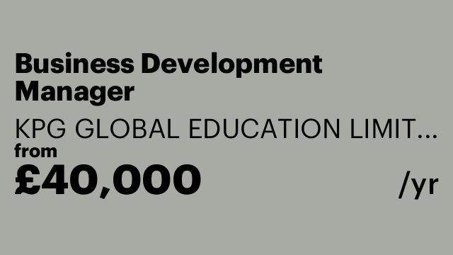 Business Development Manager