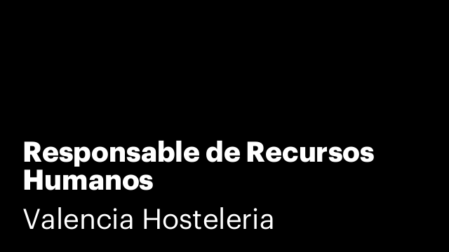 Responsable de Recursos Humanos