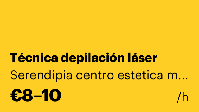 Técnica depilación láser