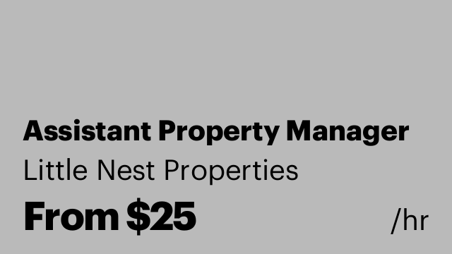 Assistant Property Manager