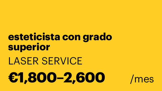 esteticista con grado superior