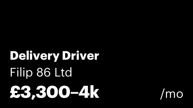 Delivery Driver