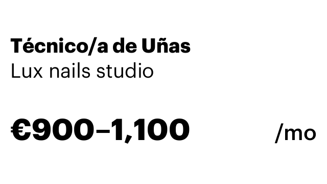 Técnico/a de Uñas