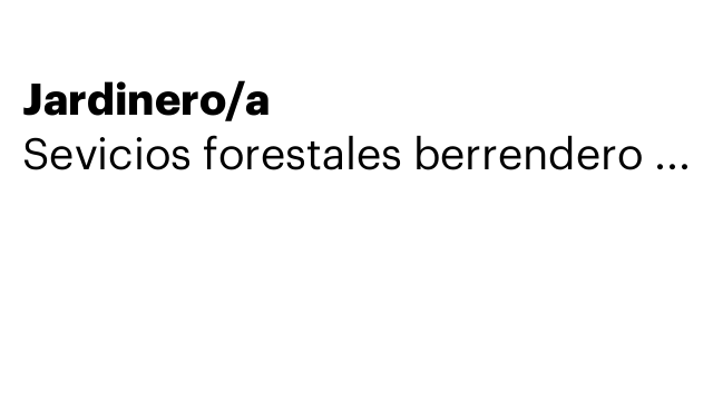 Jardinero/a