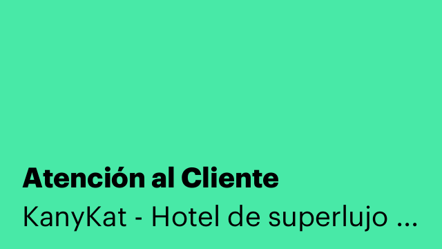 Atención al Cliente