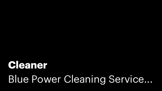 Cleaner