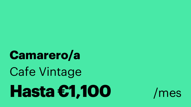 Camarero/a